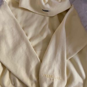 Fear of God Essentials Yellow hoodie